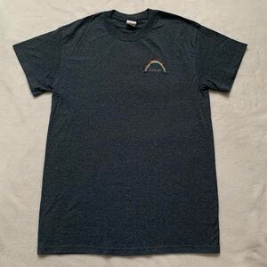 Hawaii Rainbow Dark Grey Gildan Heavy Cotton T-Shirt Size S
